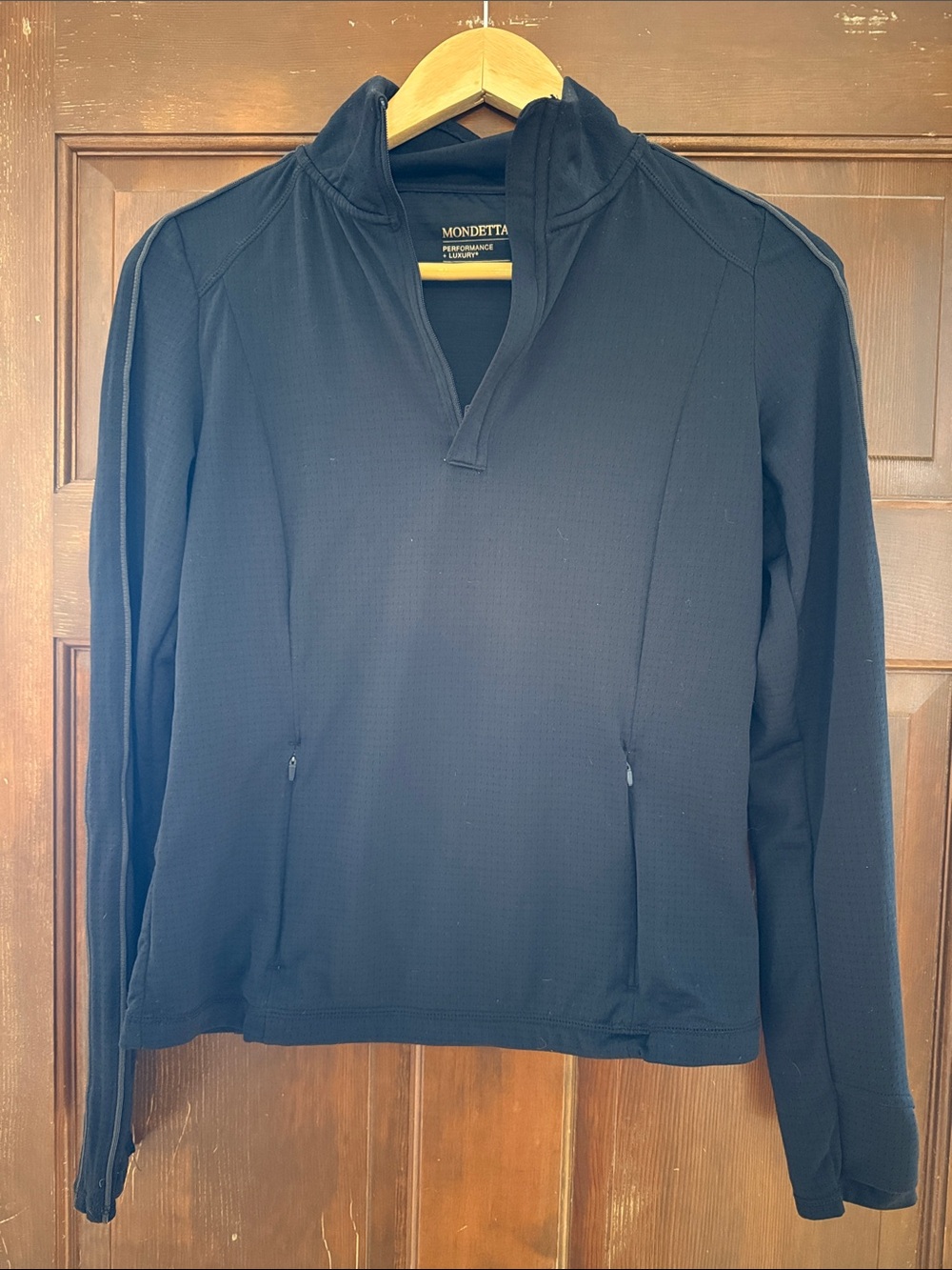 Mondetta Black Lightweight Half-Zip Shirt Jacket